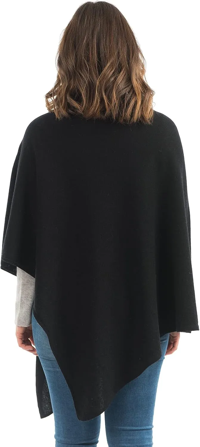 Dalle Piane Cashmere - Poncho cashmere blend - Made in Italy