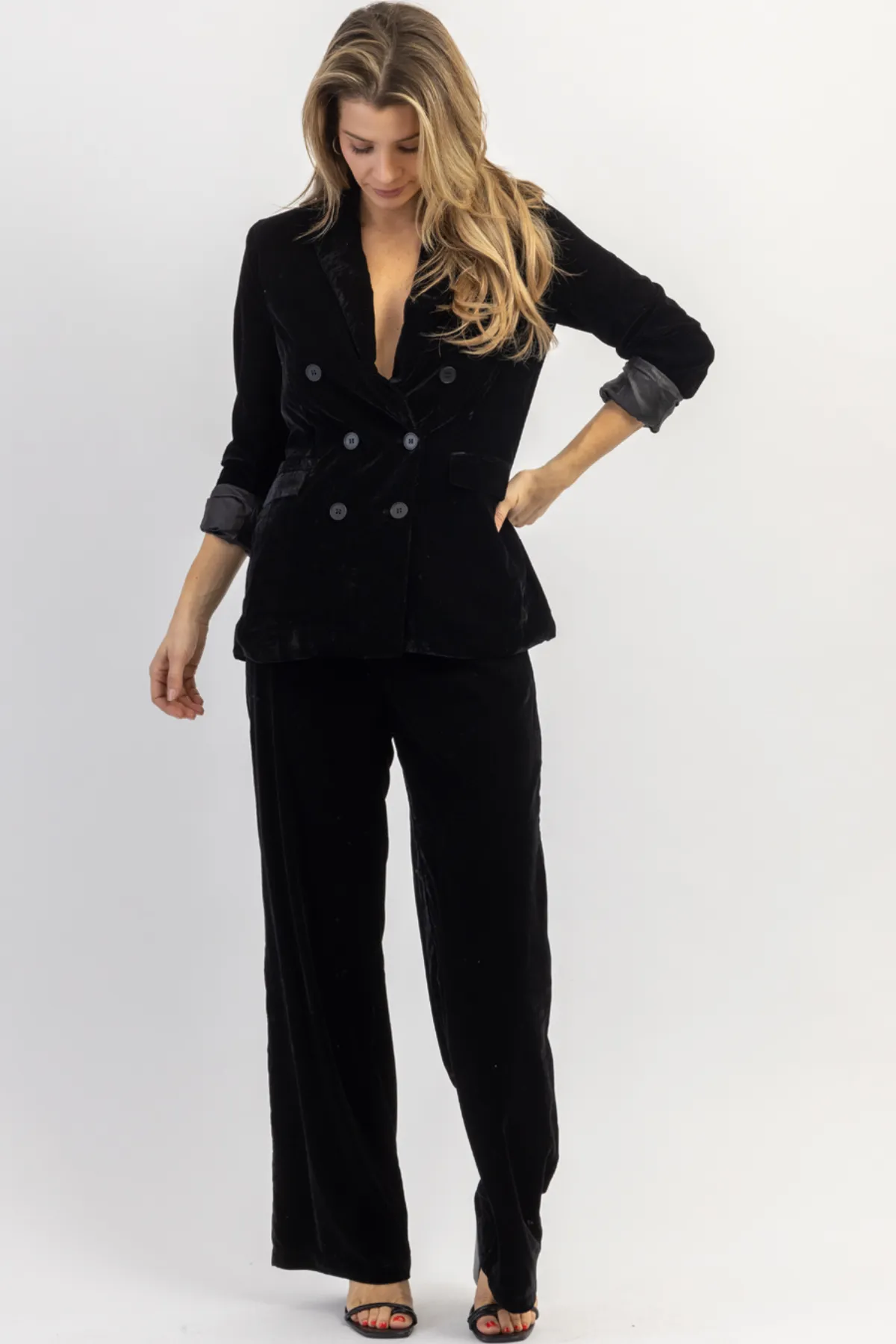 ELTON VELVET TROUSER PANT