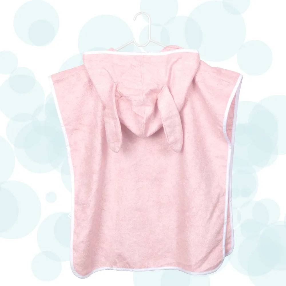 Fancy Fluff Bamboo Cotton Baby Poncho - Bunny