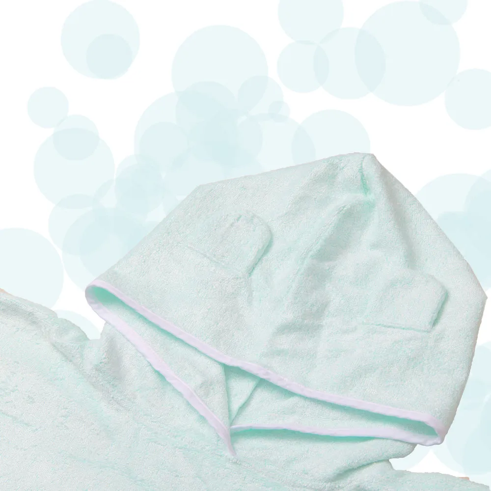 Fancy Fluff Bamboo Cotton  Poncho - Bear