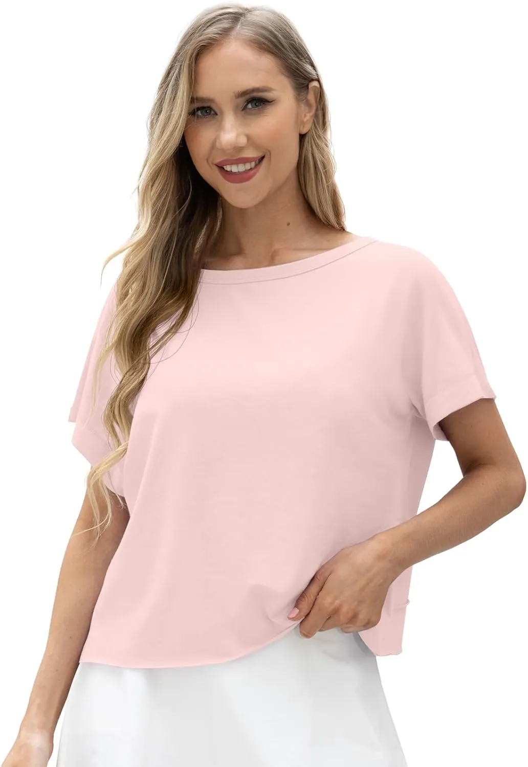 GRECERELLE Women's Open Back Workout Tops Backless Athletic Shirts Casual Crop Running Tee Y2k Yoga