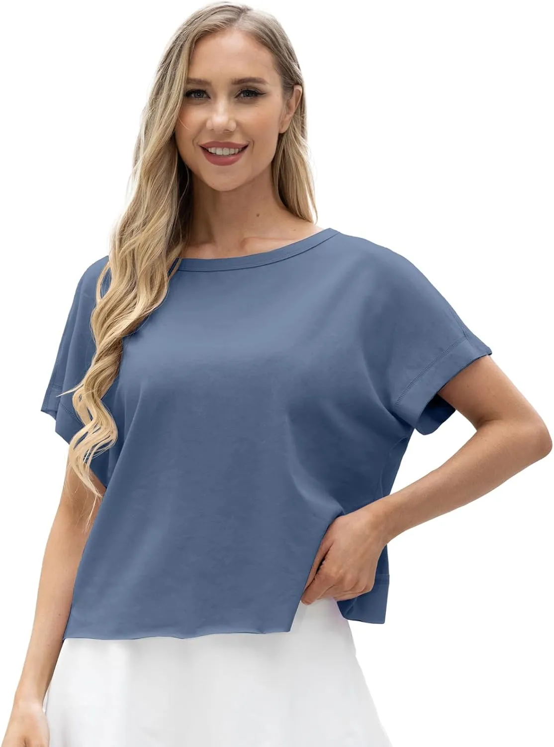 GRECERELLE Women's Open Back Workout Tops Backless Athletic Shirts Casual Crop Running Tee Y2k Yoga