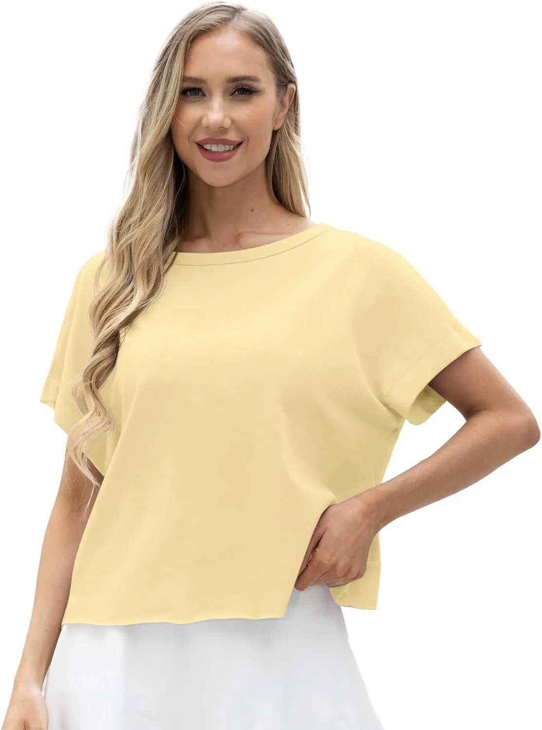 GRECERELLE Women's Open Back Workout Tops Backless Athletic Shirts Casual Crop Running Tee Y2k Yoga