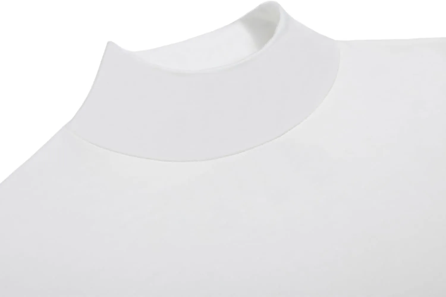 Mens Mock Neck T Shirts Pullover High Neck Turtleneck Premium Long Sleeve Sweaters for Men