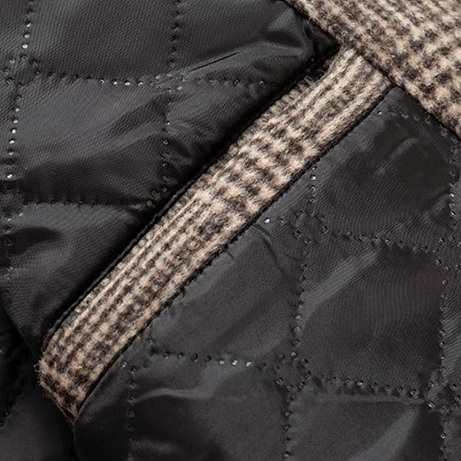 Men's Wool Blend Trench Coat Winter Long Single Breasted Peacoat Stylish Business Overcoat Slim Fit Pea Coat
