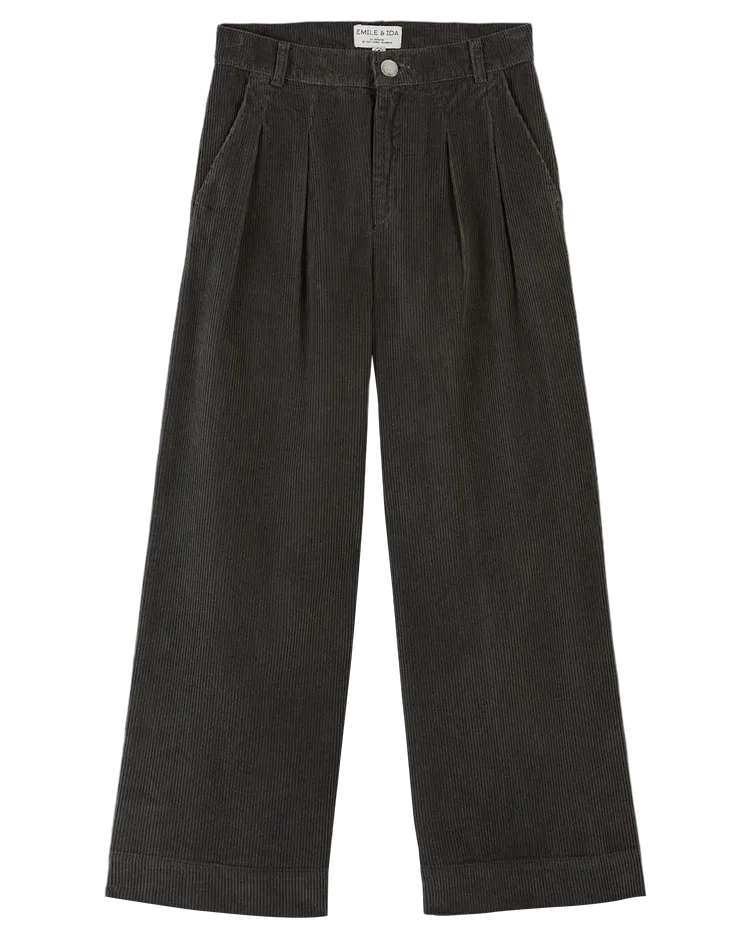 Pantalon Ample Velours