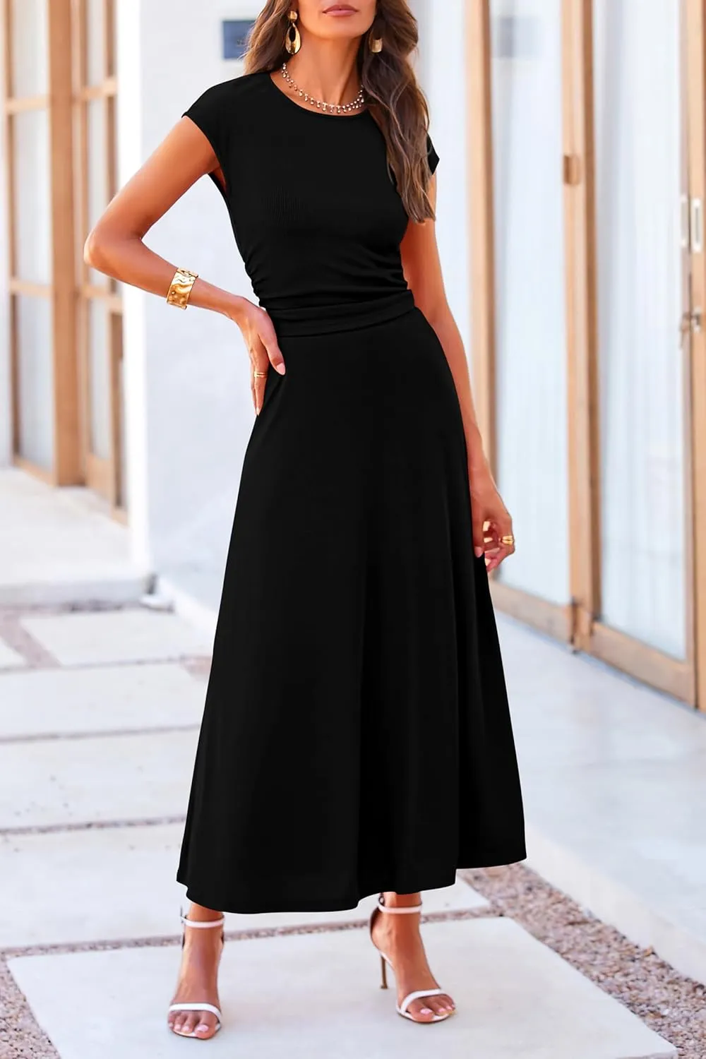 PRETTYGARDEN Summer Two Piece Skirt Set for Women 2025 Dressy Casual Knit Matching Travel Spring Vacation Lounge Outfits