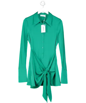 Rat & Boa Green Alanis Shirt Dress UK XS