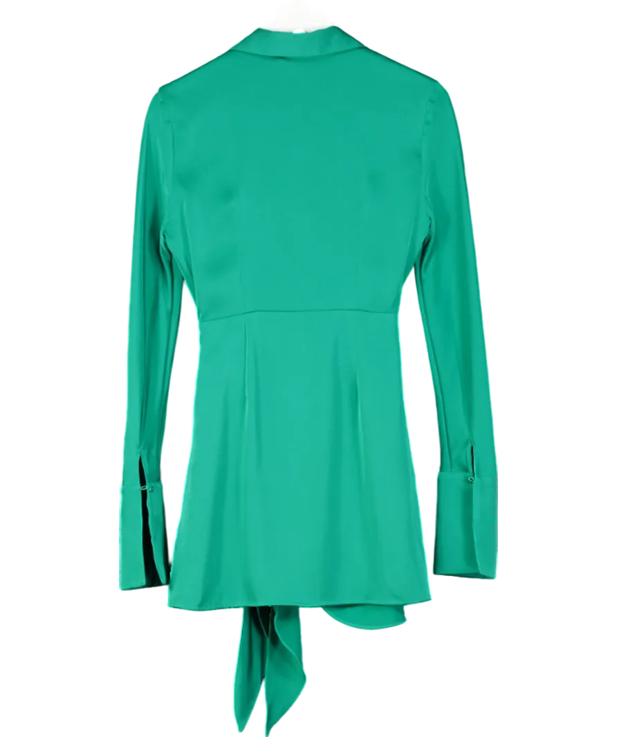 Rat & Boa Green Alanis Shirt Dress UK XS