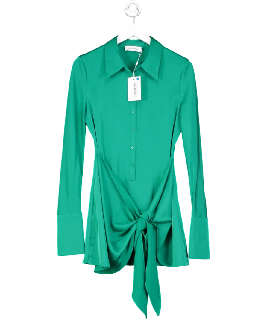 Rat & Boa Green Alanis Shirt Dress UK XS